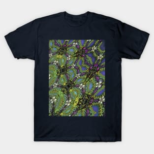 floral fractal texture T-Shirt